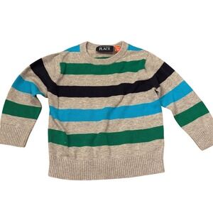 The Childs Place Kids Boys Stripe Crew Neck Long Sleeve Sweater 18-24 M winter